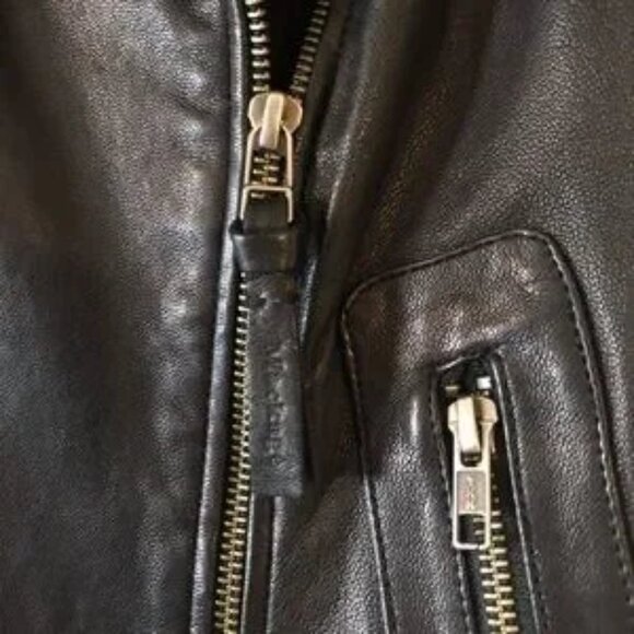 Mackage for Aritzia Kenya black leather motorcycle jacket XS - Picture 10 of 14